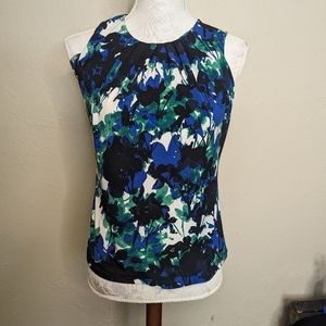 Calvin Klein Floral Spring/Summer Sleeveless Top